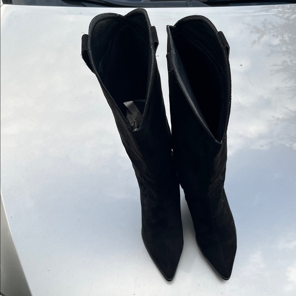 Elegant Black Over the Knee Boots